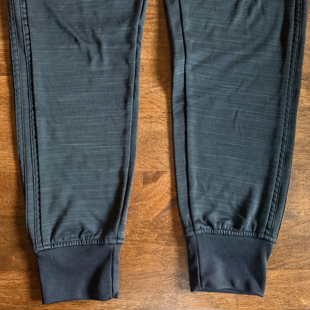 Adidas NBA Atlanta Hawks Joggers Mens Small Black Space Dye Sweatpants Pants